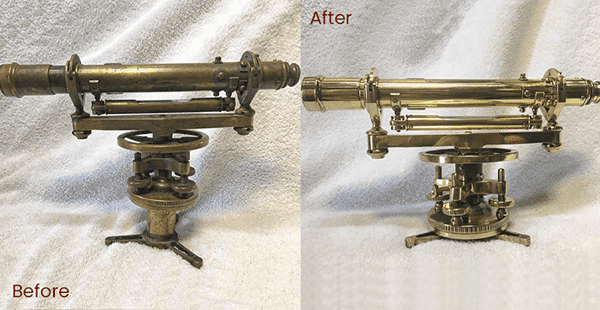 Antique telescope hot sale restoration